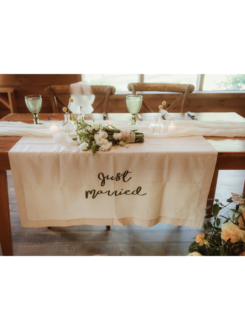Wedding Sweetheart Table Runner Handmade